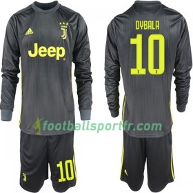 Tenue Juventus Paulo Dybala 10 Enfant Troisième 2018-2019 Maillot de Foot ML